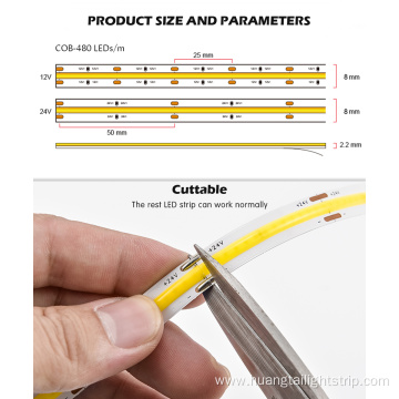 High Quality Wifi Flexible Led Smart Cob Strip